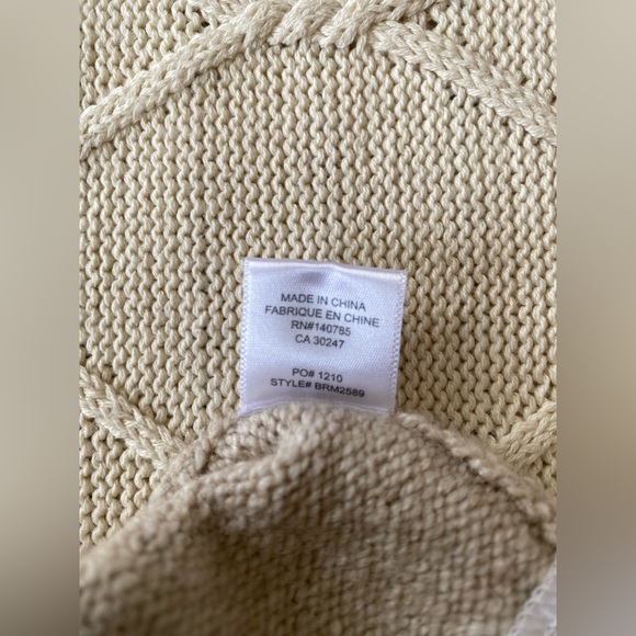 Brochu Walker Beige Sweater with White Layer - Picture 8 of 8